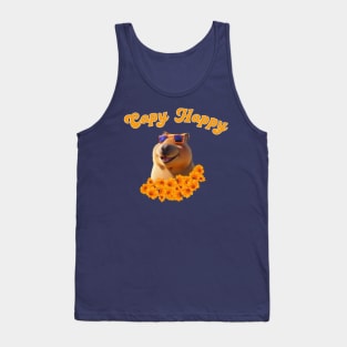 Lispe Capybara Capy Happy Tank Top